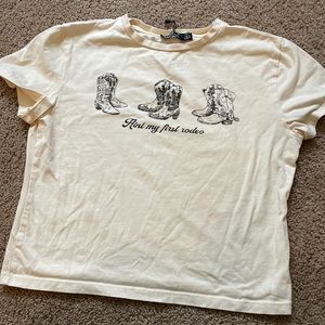 Nasty Gal graphic baby tee